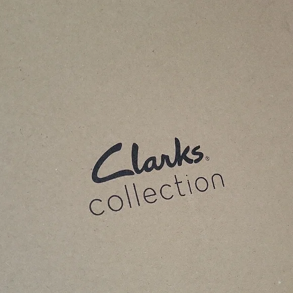 Clarks Black Mid-Calf Heeled Boot with Buckle Accent - Picture 2 of 8